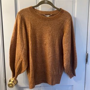 Autumn Cashmere 3/4 Puff sleeve sweater - BNWT size Small